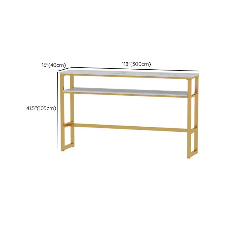 Glam Style Bar Set 1/2/3/5 Pieces Faux Marble Rectangle Counter Set Clearhalo 'Bar Furniture' 'furn' 'furn_home_bar_bar_sets' 'Furniture' 'Home Bars & Bar Sets' 'home_bar_bar_sets' 'Kitchen & Dining Furniture' 1200x1200_b293ed16-22e5-4834-9ed9-fd2905d89a8d