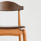 Open achterste eetkamerstoel Hedendaagse Walnut Wood Dining Stoel