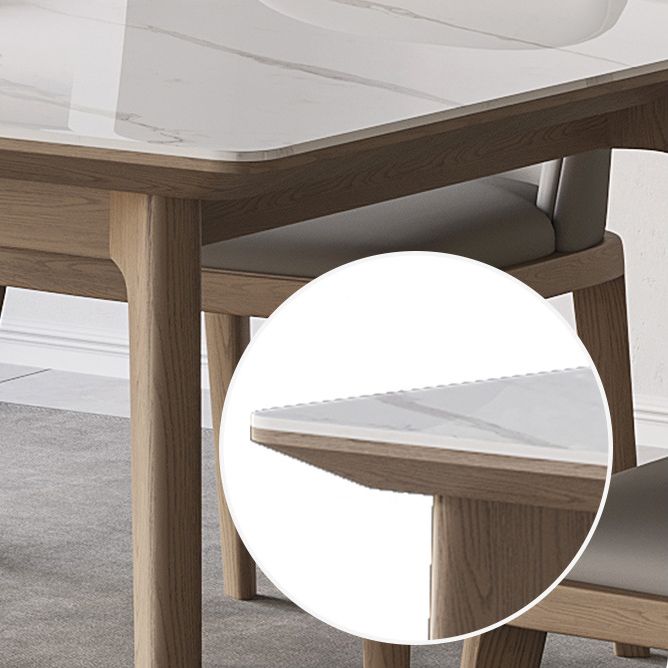 Modern Sintered Stone Dining Set 1/4/5/7 Pieces Dining Table Set for Home Use