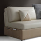 Stain Resistant Faux Leather Contemporary Convertible Bed Settee