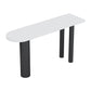 Artificial Wood/Stone Bar Dining Table Modern Oval Bar Table with Tripod for Dining Room Clearhalo 'Bar Furniture' 'Bar Tables' 'bar_tables' 'furn' 'furn_bar_tables' 'Furniture' 'furniture_bar_tables' 'Kitchen & Dining Furniture' 1200x1200_b298dab3-eca3-4fbe-ad97-6a9d024b14b3