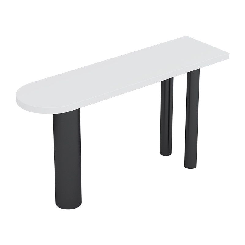 Artificial Wood/Stone Bar Dining Table Modern Oval Bar Table with Tripod for Dining Room Clearhalo 'Bar Furniture' 'Bar Tables' 'bar_tables' 'furn' 'furn_bar_tables' 'Furniture' 'furniture_bar_tables' 'Kitchen & Dining Furniture' 1200x1200_b298dab3-eca3-4fbe-ad97-6a9d024b14b3