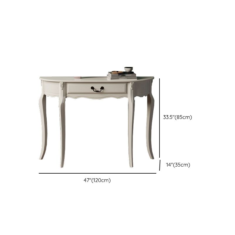 Tavolo di accento moderno della metà secolo tavolo da console in legno mezzano in marrone