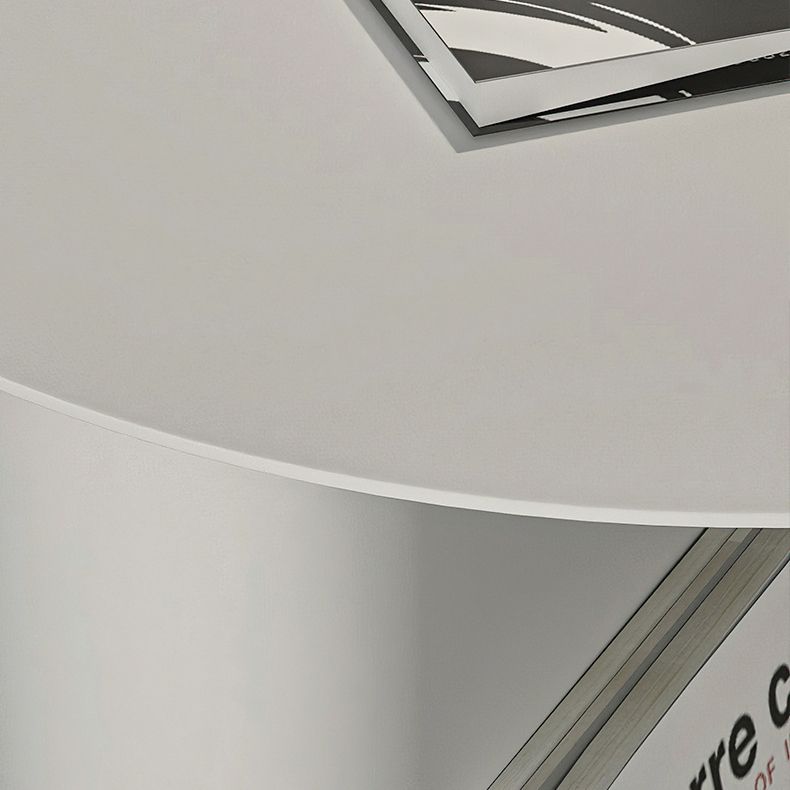 3 ripiani di ferro da notte per la notte di stoccaggio aperto contemporaneo, alto 18,5 "