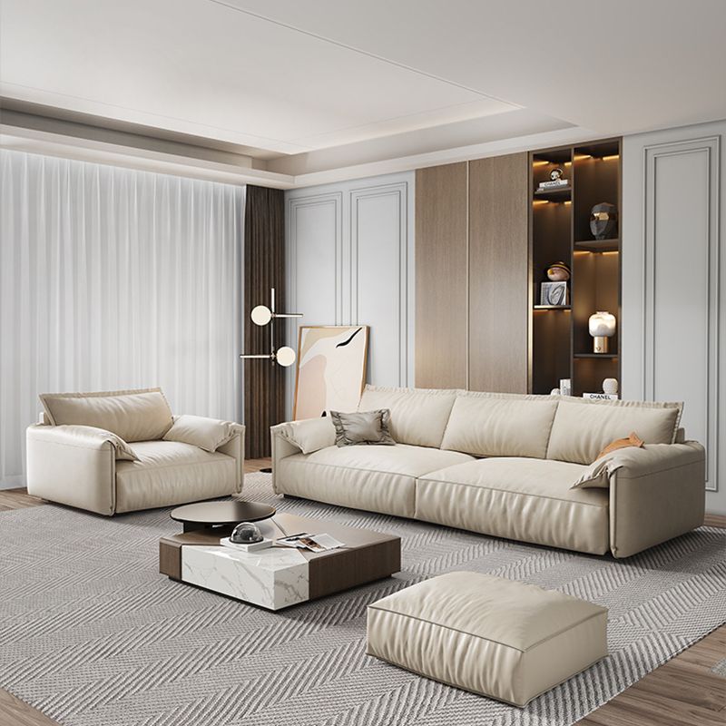 Leather Square Arm Loveseat Standard Loose Back Settee Furniture Clearhalo 'furn' 'furn_sofas' 'Furniture' 'furniture_sofas' 'kitchen' 'kitchen_sofas' 'Living Room Furniture' 'Sofa' 'sofas' 1200x1200_b29c19b3-6a9a-44f9-be19-4df80b32a422