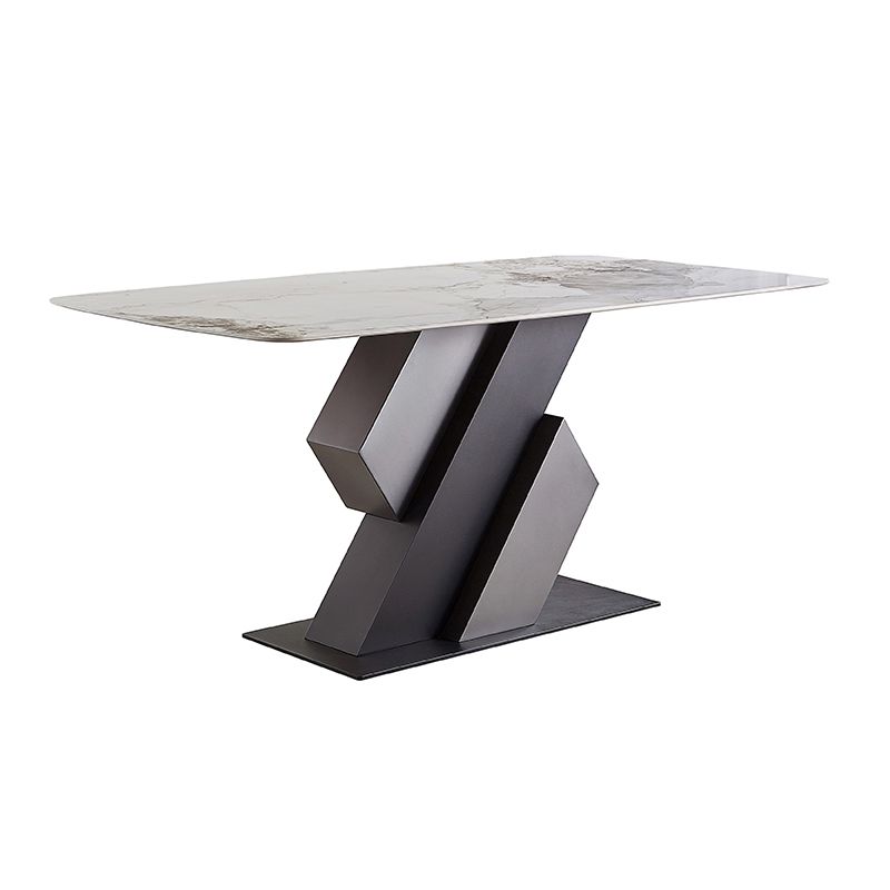 Juego de mesa de comedor rectangular moderno 1/4/5/7 piezas de comedor para hogar