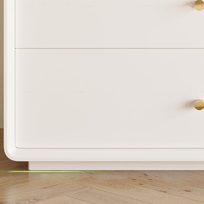 Modern Standard Storage Cabinet White Wood Side Cabinet with Drawers Clearhalo 'Cabinets & Chests' 'cabinets_chests' 'furn' 'furn_cabinets_chests' 'Furniture' 'Living Room Furniture' 1200x1200_b29ea205-5ce7-4836-b28a-2a7f95d66b8c