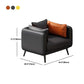 31.49 "H Faux Leather Contemporary Tuxedo Arm Sofa Standard Sofa
