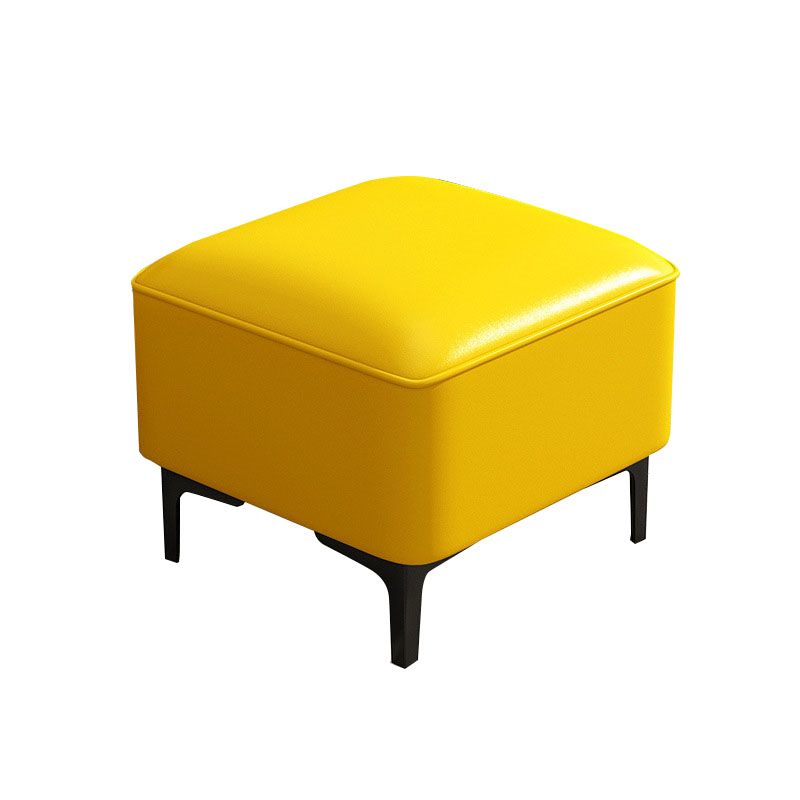 Water Resistant Modern Ottoman Whole Colored Faux Leather Square Ottoman Clearhalo 'furn' 'furn_ottomans_poufs' 'Furniture' 'Living Room Furniture' 'Ottomans & Poufs' 'ottomans_poufs' 1200x1200_b2a0ced0-41aa-4061-8c2c-e989ef668e07
