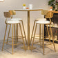 Glam Style Bar Table Artificial Marble Pub Table for Living Room Clearhalo 'Bar Furniture' 'Bar Tables' 'bar_tables' 'furn' 'furn_bar_tables' 'Furniture' 'furniture_bar_tables' 'Kitchen & Dining Furniture' 1200x1200_b2a2da19-8c91-4a7a-8851-b24cbe2786f6