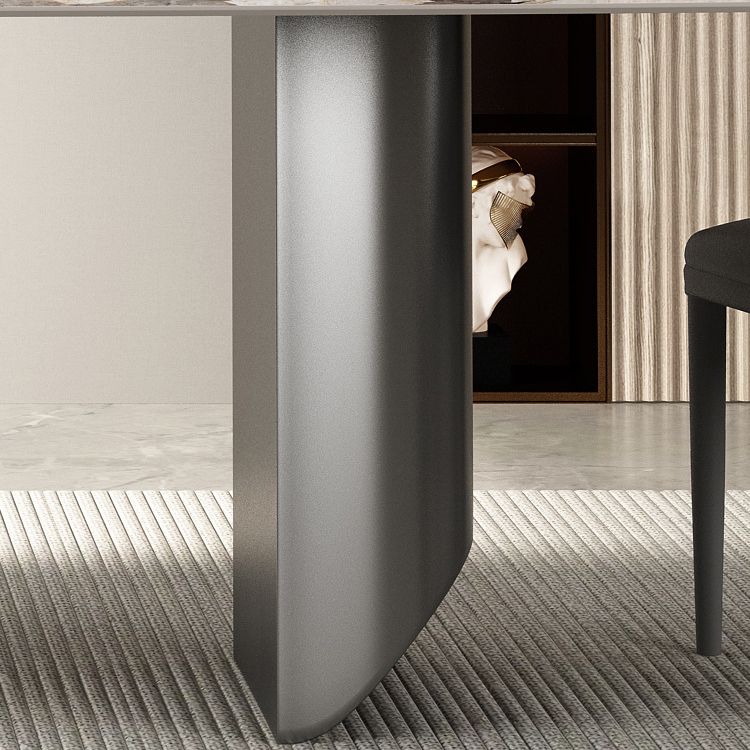 Designer Style 1/3/4/5/6 Pieces Dinette Set Sintered Stone Dining Table and Chairs Clearhalo 'Dining Room Sets' 'Dining Tables & Seating' 'dining_room_set' 'furn' 'furn_dining_room_set' 'Furniture' 'furniture_dining_room_set' 'Kitchen & Dining Furniture' 1200x1200_b2a38495-793a-43f3-a6c4-d11b2f642bda