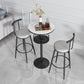 Contemporary Marble Pedestal Pub Bar Table Balcony Event and Cocktail Table with Storage Clearhalo 'Bar Furniture' 'Bar Tables' 'bar_tables' 'Furniture' 'furniture_bar_tables' 'Kitchen & Dining Furniture' 'kitchen&dining_furn' 'kitchen' 1200x1200_b2a38a7e-fbf7-4b44-aa8b-95575d09a965