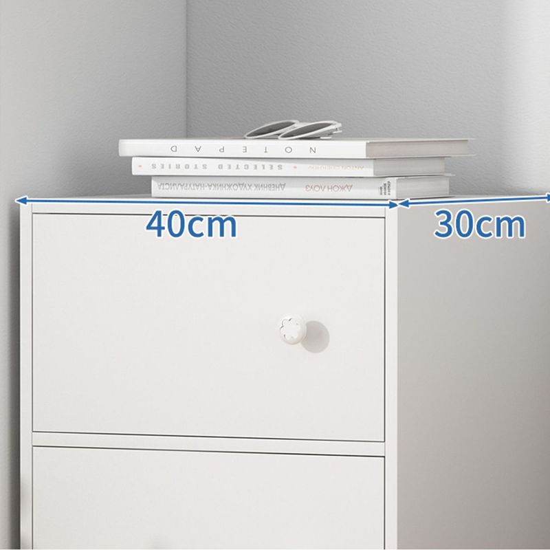 Contemporary Rectangle Storage Cabinet with Wooden Knobs Doors Clearhalo 'Cabinets & Chests' 'cabinets_chests' 'furn' 'furn_cabinets_chests' 'Furniture' 'Living Room Furniture' 1200x1200_b2a493e6-c336-4bd0-a46b-c842fb31357f