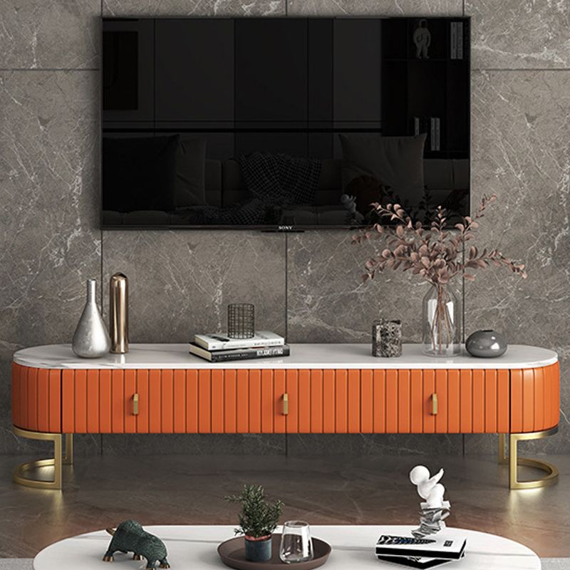 グラムテレビメディアスタンド16 "w密閉ストレージテレビスタンドコンソール付きの引き出し付きコンソール