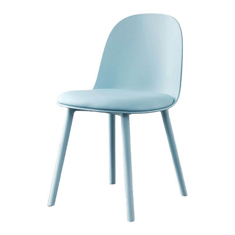 Modern Style Side Chair Plastic Upholstered Dining Side Chair for Indoor Clearhalo 'Dining Chairs' 'Dining Tables & Seating' 'dining_chair' 'furn' 'furn_dining_chair' 'Furniture' 'furniture_dining_chair' 'Kitchen & Dining Furniture' 1200x1200_b2a6fa61-363c-40d6-9c33-9b9cbc00989e