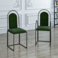 Glam Metal Dining Room Chairs Upholstered Side Armchair for Home Use Clearhalo ' kitchen&dining_furn' 'Dining Chairs' 'Dining Tables & Seating' 'dining_chair' 'furn' 'furn_dining_chair' 'Furniture' 'furniture_dining_chair' 'Kitchen & Dining Furniture' 'kitchen' 1200x1200_b2a7cbf4-3546-4af1-959c-8ab882773bc2