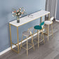 Glam Style Backrest Counter Stool Iron Kitchen Bar Stool with Velvet Cushion and Pedal Clearhalo 'Bar Furniture' 'Bar Stools' 'bar_stools' 'furn' 'furn_bar_stools' 'Furniture' 'Kitchen & Dining Furniture' 1200x1200_b2a7eba8-5452-4bf5-8a92-d3abcc914ad5