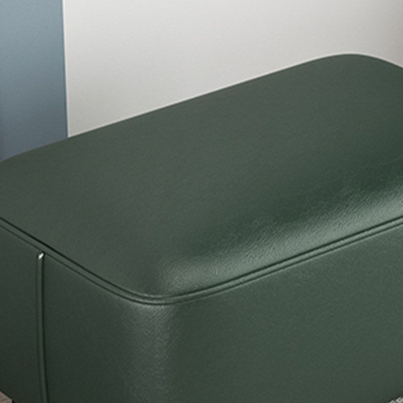 Moderne Ottomans rechthoekige lederen Ottomanen met 4 poten voor thuis