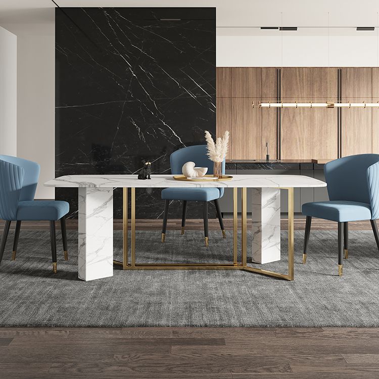 Set da tavolo di pietra glam Nordic Sinted 1/4/5/7 pezzi set da pranzo