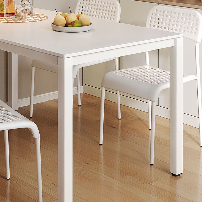 Modern 1/4/5 stukken eettafel rechthoekige houten meubels voor restaurant