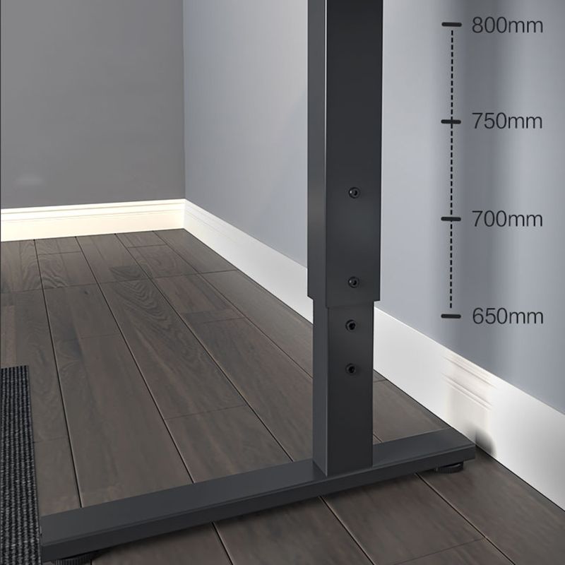 Escritorio de pie de casa contemporáneo escritorio de madera de pie ajustable