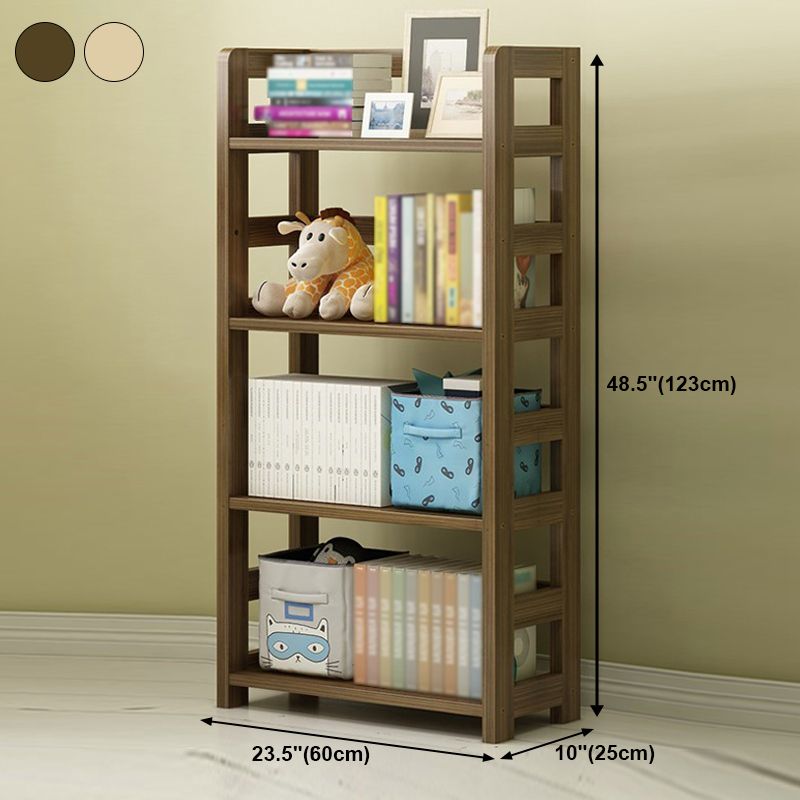 3/4/5-Shelf Modern Open Etagere Bookshelf Solid Wood Vertical Bookshelf Clearhalo 'Bookcases' 'furn' 'furn_bookcases' 'Furniture' 'furniture_bookcases' 'kitchen' 'kitchen_bookcases' 'Living Room Furniture' 'Office Furniture' 1200x1200_b2ada3ab-fe0a-43ab-a4d0-2066cd9f33e4