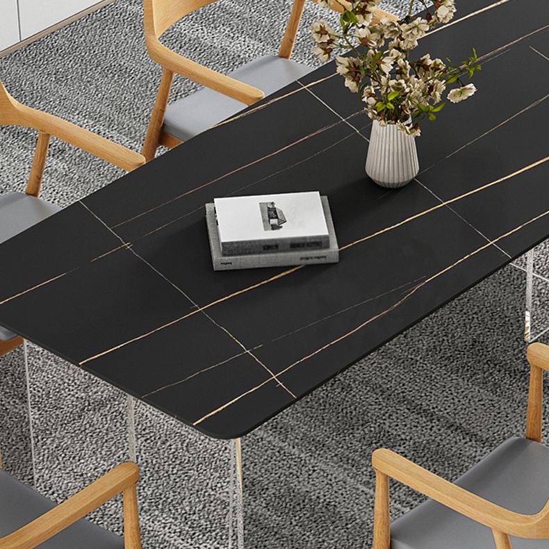 Modern 1/2/5/7 Pieces Dining Set Sintered Stone Dining Furniture Set /Separate Items Clearhalo 'Dining Room Sets' 'Dining Tables & Seating' 'dining_room_set' 'furn' 'furn_dining_room_set' 'Furniture' 'furniture_dining_room_set' 'Kitchen & Dining Furniture' 'kitchen&dining_furn' 'kitchen' 1200x1200_b2b24da1-ab72-45d2-abc5-0f6d59006c8b