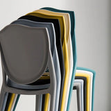 Scandinavian Armless Open Back Chairs Plastic Dining Chairs for Home Use Clearhalo ' kitchen&dining_furn' 'Dining Chairs' 'Dining Tables & Seating' 'dining_chair' 'furn' 'furn_dining_chair' 'Furniture' 'furniture_dining_chair' 'Kitchen & Dining Furniture' 'kitchen' 1200x1200_b2b32eaa-4ffd-43a5-9d19-c810c2607a0f