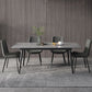 Industrial Style Sintered Stone Dining Table Rectangle Table with 4 Legs for Dinning Room Clearhalo ' dining_table' 'Dining Tables & Seating' 'Dining Tables' 'furn' 'furn_dining_table' 'Furniture' 'furniture_dining_table' 'Kitchen & Dining Furniture' 'kitchen&dining_furn' 'kitchen' 'kitchen_dining_table' 1200x1200_b2b354a6-6361-40a0-b1a4-8292ec8bfa43