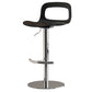 Modern Plastic Adjustable Height Swivel Bar Stool with Footrest