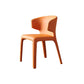 Designer Style Leather Arm Chair Matte Finish Solid Back Single Dining Chair Clearhalo ' kitchen&dining_furn' 'Dining Chairs' 'Dining Tables & Seating' 'dining_chair' 'furn' 'furn_dining_chair' 'Furniture' 'furniture_dining_chair' 'Kitchen & Dining Furniture' 'kitchen' 1200x1200_b2b4ecf7-cd92-4d32-9fe4-b7ac811b9f26