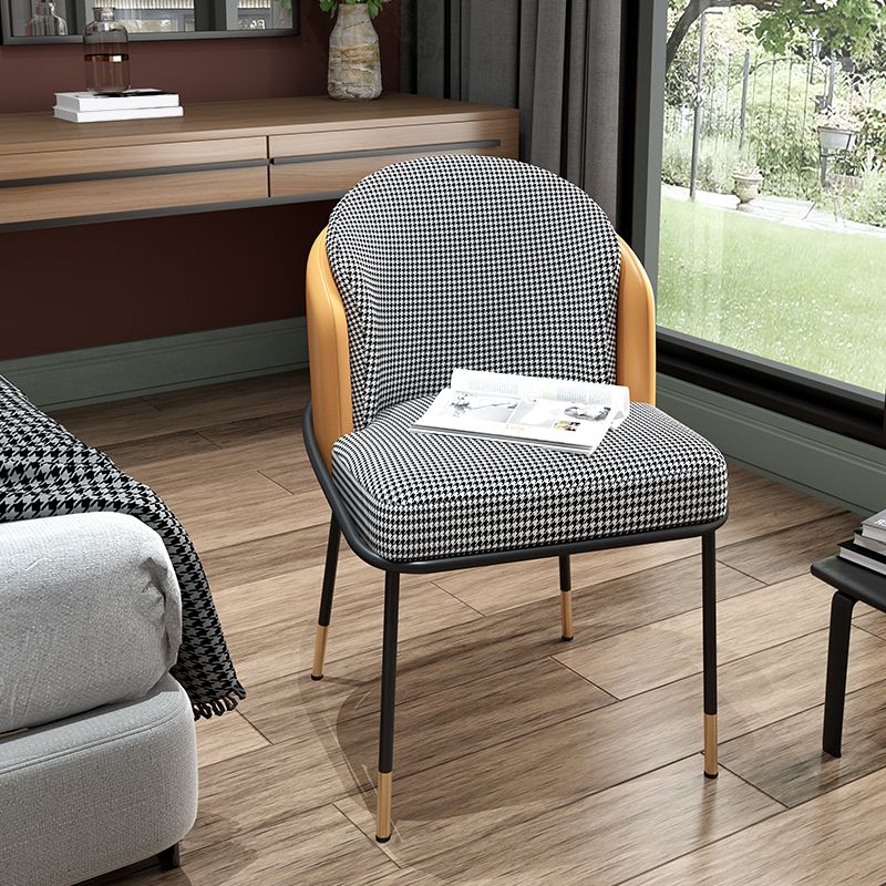 Modern Style Upholstered Desk Chair Low Back Armless Office Chair Clearhalo 'furn' 'furn_office_chair' 'Furniture' 'Office Chairs' 'Office Furniture' 'office_chair' 1200x1200_b2b4ff81-cccf-4f59-bbdf-4e4c40207711