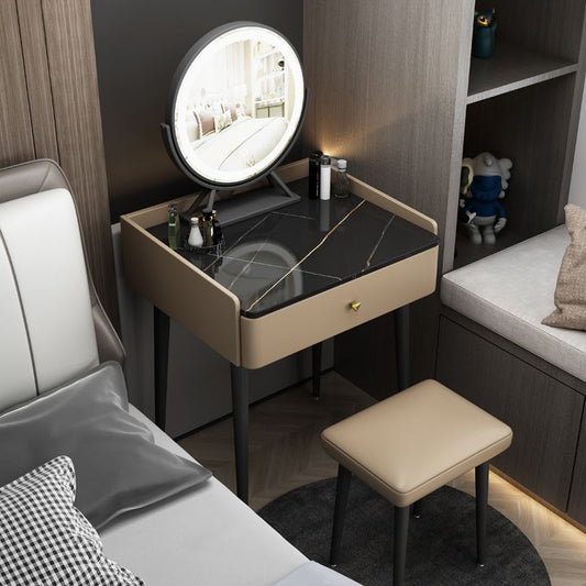 Zeitgenössisches Make -up Eitelkeitstisch Tisch Holz Waschtisch mit Schublade