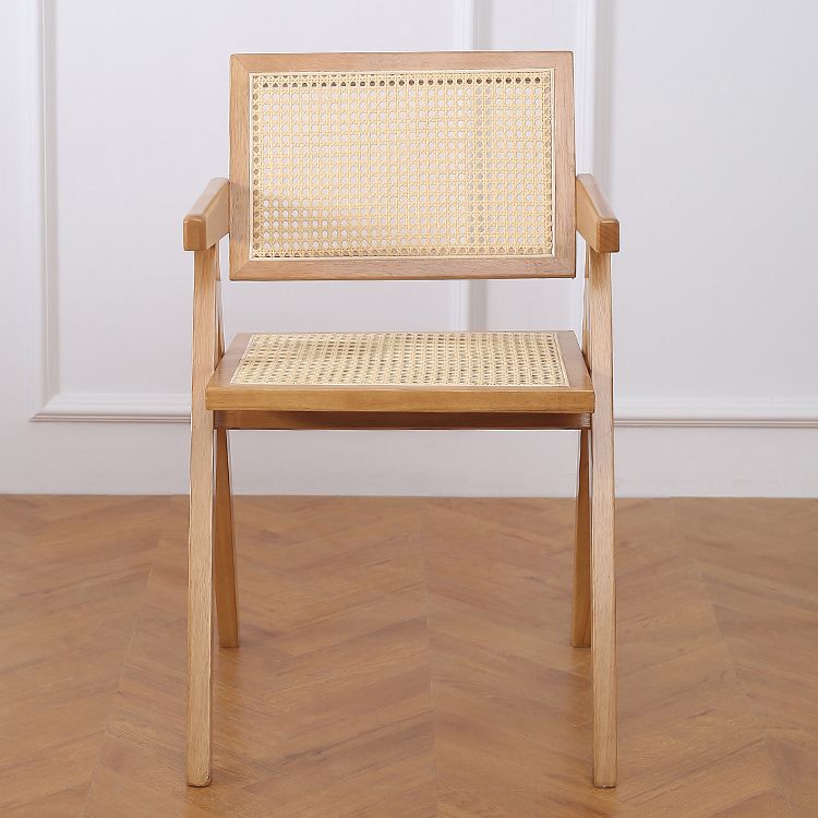 Nordic Style Arm Chair Wood Open Back Dining Side Chair for Dining Room Clearhalo 'Dining Chairs' 'Dining Tables & Seating' 'dining_chair' 'furn' 'furn_dining_chair' 'Furniture' 'furniture_dining_chair' 'Kitchen & Dining Furniture' 1200x1200_b2bb6cdb-7e27-4712-85bd-30f0de906366