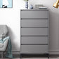Contemporary Grey Rectangle Accent Chest with Drawers and Metal Legs Clearhalo 'Cabinets & Chests' 'cabinets_chests' 'furn' 'furn_cabinets_chests' 'Furniture' 'Living Room Furniture' 1200x1200_b2bbccac-3ed1-4513-b562-52ef6d6388ad