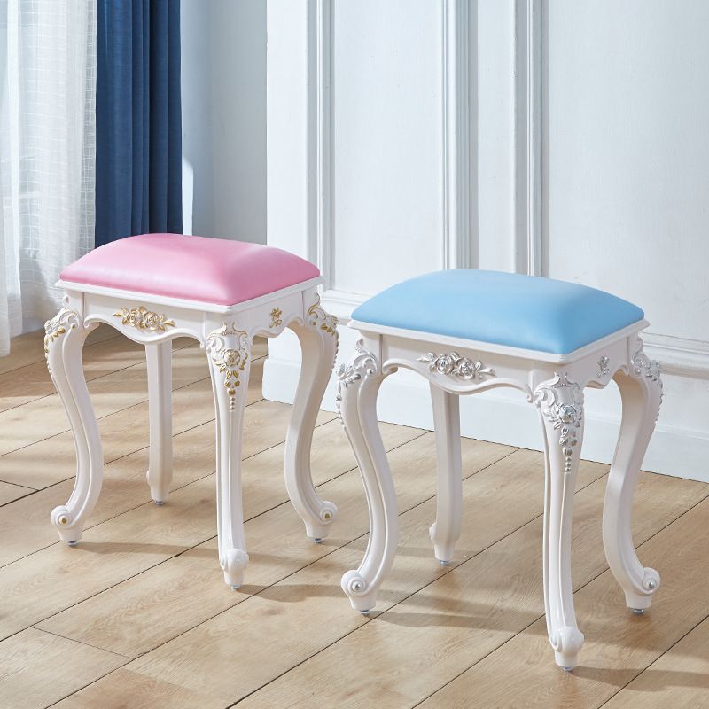 Glam Pouf Ottoman Faux Leather Solid Color Water Resistant Carving Rectangle Pouf Clearhalo 'furn' 'furn_ottomans_poufs' 'Furniture' 'Living Room Furniture' 'Ottomans & Poufs' 'ottomans_poufs' 1200x1200_b2bc4fd3-903e-4d3f-b2fd-810d32563b32