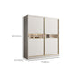 White Colour Wooden Wardrobe Modern Cloth Rod Included Wardrobe Closet for Bedroom