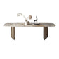Modern Dining Sintered Stone Table Dining Rectangle Table with Metal Legs for Home Use Clearhalo 'Dining Tables & Seating' 'Dining Tables' 'dining_table' 'furn' 'furn_dining_table' 'Furniture' 'Kitchen & Dining Furniture' 1200x1200_b2bcfc77-5dff-4404-9be3-de73799bb732