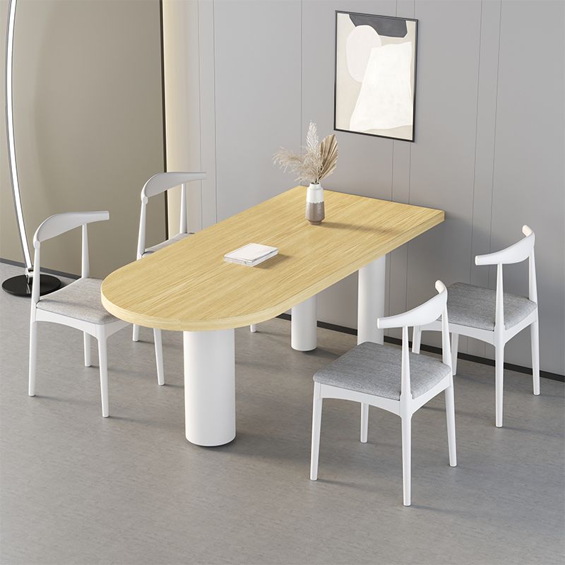 Irregular Wood Table for Restaurant Modern Dining Table with 3 Legs Clearhalo ' dining_table' 'Dining Tables & Seating' 'Dining Tables' 'furn' 'furn_dining_table' 'Furniture' 'furniture_dining_table' 'Kitchen & Dining Furniture' 'kitchen&dining_furn' 'kitchen' 'kitchen_dining_table' 1200x1200_b2bf6a42-d2a1-4cab-aeb4-057d6fb74a92