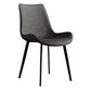 Modern Restaurant Leather Side Chair Solid Back Dining Chair with Black Legs Clearhalo ' kitchen&dining_furn' 'Dining Chairs' 'Dining Tables & Seating' 'dining_chair' 'furn' 'furn_dining_chair' 'Furniture' 'furniture_dining_chair' 'Kitchen & Dining Furniture' 'kitchen' 1200x1200_b2c42815-8210-42f3-a852-f8b4a1665e31
