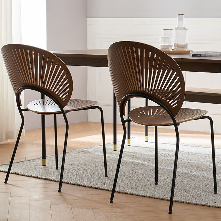 Contemporary Style Metal Chair Set Kitchen Dining Windsor Back Side Chairs Clearhalo ' kitchen&dining_furn' 'Dining Chairs' 'Dining Tables & Seating' 'dining_chair' 'furn' 'furn_dining_chair' 'Furniture' 'furniture_dining_chair' 'Kitchen & Dining Furniture' 'kitchen' 1200x1200_b2c6398d-75e7-4673-8d8c-59d3ea22be51