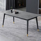 4 Legs Dining Site Table Contemporary Style Stone Dinette Table for Home Clearhalo ' dining_table' 'Dining Tables & Seating' 'Dining Tables' 'furn' 'furn_dining_table' 'Furniture' 'furniture_dining_table' 'Kitchen & Dining Furniture' 'kitchen&dining_furn' 'kitchen' 'kitchen_dining_table' 1200x1200_b2c8b13c-0b25-4978-a55f-b9a623b82787