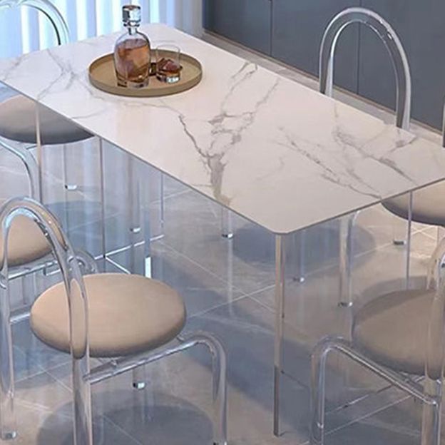 Minimalist 1/5/7 Pieces Dining Set with Cushion Chair and Double Pedestal Table Furniture Clearhalo 'Dining Room Sets' 'Dining Tables & Seating' 'dining_room_set' 'furn' 'furn_dining_room_set' 'Furniture' 'furniture_dining_room_set' 'Kitchen & Dining Furniture' 'kitchen&dining_furn' 'kitchen' 1200x1200_b2c97c4f-a06e-4b3c-9612-bfb7b828fda4