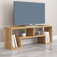 Scandinavian Wood TV Media Stand Open Shelving TV Stand Console