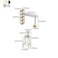 Modern 1/3 Pieces Bar Table Set Stone Counter Table with High Stools for Cafe Living Room Clearhalo 'Bar Furniture' 'furn' 'furn_home_bar_bar_sets' 'Furniture' 'Home Bars & Bar Sets' 'home_bar_bar_sets' 'Kitchen & Dining Furniture' 1200x1200_b2c99915-8009-4c28-8e4d-5054865efb2b