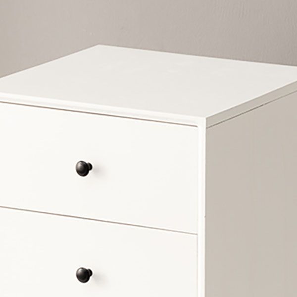 Modern Wooden Lingerie Chest Bedside Vertical Storage Chest in White and Brown Clearhalo 'Bedroom Furniture' 'Dressers & Chests' 'dressers_chests' 'furn' 'furn_dressers_chests' 'Furniture' 1200x1200_b2c9cc17-a0be-4123-a7dc-f8afcbf29ada