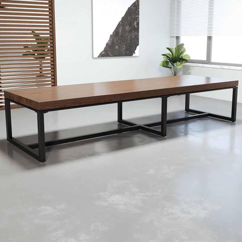 Escritorio de escritura rectangular de madera maciza 29.53 "escritorio de oficina alto de alto