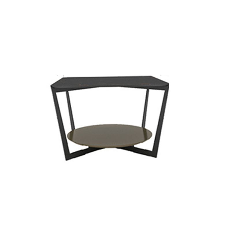 Industrial Accent Table Nightstand Lower Shelf Night Table for Bedroom Clearhalo 'Bedroom Furniture' 'furn' 'furn_night_stand' 'Furniture' 'night_stand' 'Nightstands' 1200x1200_b2d05d0e-224e-40e7-9d5a-d0624630fc95