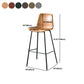 Modern Matte Finish PU Leather Barstool Low Back Restaurant Stool Clearhalo 'Bar Furniture' 'Bar Stools' 'bar_stools' 'furn' 'furn_bar_stools' 'Furniture' 'Kitchen & Dining Furniture' 1200x1200_b2d26140-d047-4f4d-8fff-afe90a74587d