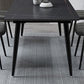 Contemporary Rectangle Dining Table Sintered Stone Dining Table in Black Clearhalo 'Dining Tables & Seating' 'Dining Tables' 'dining_table' 'furn' 'furn_dining_table' 'Furniture' 'Kitchen & Dining Furniture' 1200x1200_b2d2a0a4-7c2c-45c3-8ccf-a12e148edbd6